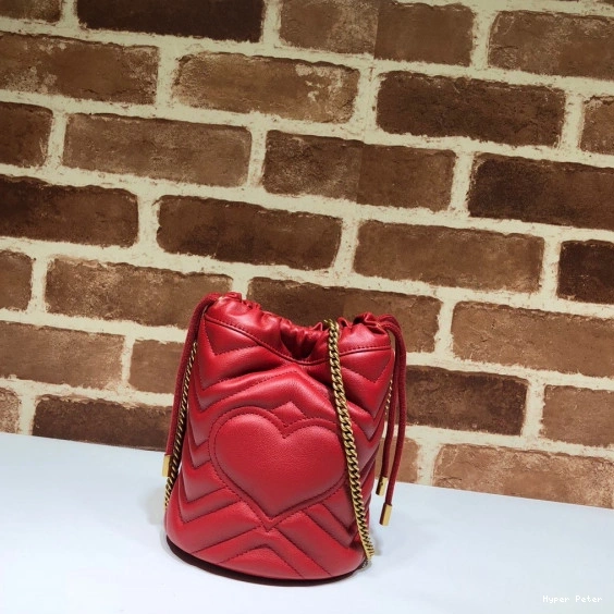 Hyperpeter mini GUCCI bag bucket GG Marmont 0711